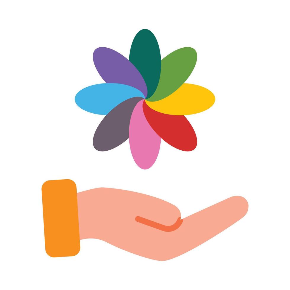 chromotherapy icon design free vector